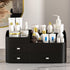 MIUOPUR Makeup Organizer for Vanity - Large Capacity Desk Organizer with Drawers for Cosmetics (Black)