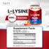 L-Lysine 1000mg Gummies, Vegan, Gluten Free, Chewables for Kids & Adults, Supports Skin, Lip, Tissue Health & Immune