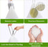 10 Gallon Drawstring Trash Bags, 1 Mil Thick White Garbage Bag, 75 Count for Office Kitchen