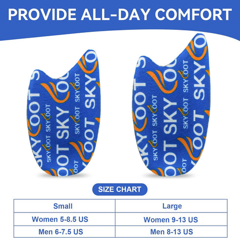 Skyfoot Heel Cups for Achilles Tendonitis, Heel Bone Spurs, Orthotic Inserts for Heel Pain Relief for Women and Men