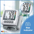 Beurer Wrist Blood Pressure Machine with Adjustable Cuff, Automatic & Digital Monitor, 2x60 Memory Reading, XL LCD