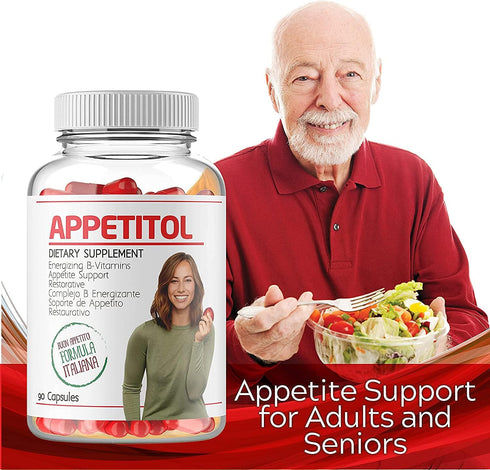 Appetitol Appetite-Weight Gain Capsules - Natural Stimulant for Underweight Children, Fortified with Vitamins and