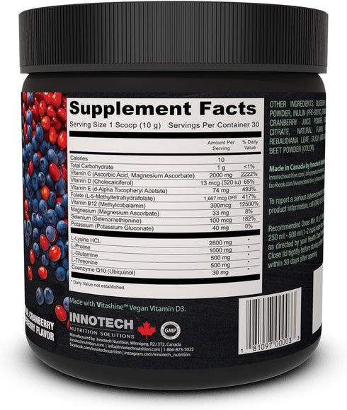 INNOTECH Nutrition CardioFlex q10 Cranberry/Blueberry - 360 g