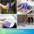 HOMEXCEL Microfiber Cleaning Cloth, 12 Pack Purple, Lint Free, Scratch-Free, Highly Absorbent Towels for Car, Kitchen