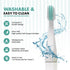 Ayurvedic Quick Sonic Toothbrush Head Replacement for Adults, DailyClean Toothbrush, 2 Count