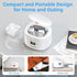 Ultrasonic Retainer Cleaner, Portable 30W/45kHz Sonic Dental Cleaning Pod for Aligners, Braces, Jewelry, and Dentures