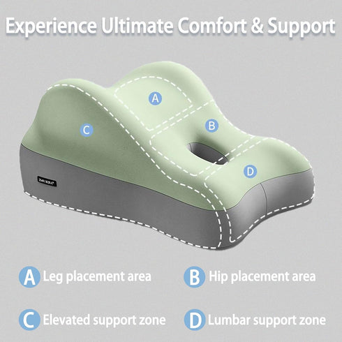 Rebound Couples Pillow for Intimacy, Love Nest Pillow for Couples, Sweet Memory Foam Butt Cushion for Adults (B)