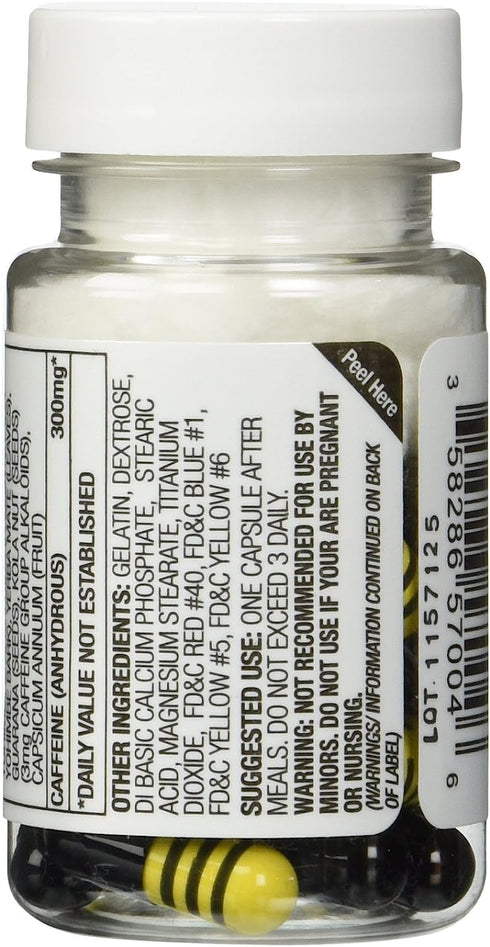Yellow Hornet Herbal Dietary Supplement 20ct (Lot of 6 X) = 120 Capsules