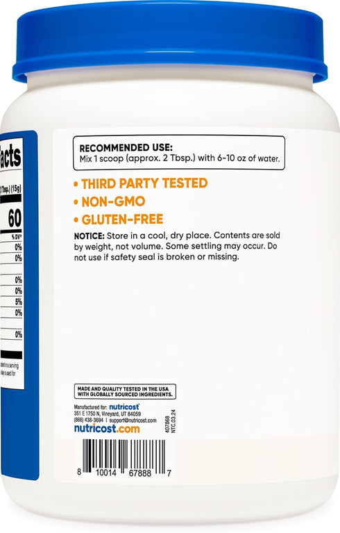 Nutricost Maltodextrin Powder, 2LBS, Gluten Free, Non-GMO
