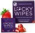 Lucky Wipes For Men, Individually Wrapped - pH Balanced Flavored Intimate Wipes