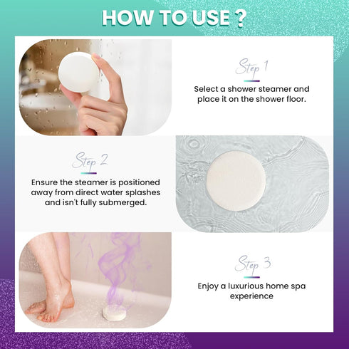 Shower Steamers Aromatherapy, 8 Pack Shower Bombs with Essential Oils, Self Care Spa Gifts for Women