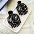 RC ROCHE ORNAMENT 6 Pcs Women's Stylish Rose Dome Comb Clamp, Medium Black Hair Clip