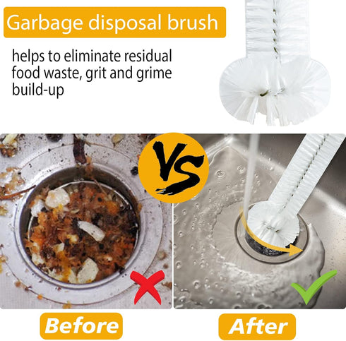 Garbage Disposal Cleaner Brush, Disposer Cleaner Drain Brush for InSinkErator