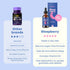 JoySpring Kids Melatonin Sleepberry 3 mg Liquid Sleep Aid with L Theanine, 60 Servings, 2 fl oz, Children's Travel