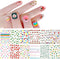 Nail Stickers for Women and Little Girls, 12 Sheets 3D Self-Adhesive DIY Nail Art Decoration Set