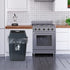 18 Gallons Gray Garbage Bags - Large Trash Bags, 100 Counts