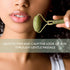 Ice Face Mask + Jade Roller Set - Beauty Roller & Facial Mask Tool for Wrinkles, Fine Lines, Anti Aging