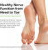Terry Naturally Healthy Feet & Nerves - 120 Capsules for Healthy Nerve Function - Non-GMO, Vegan