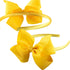 SIQUK 12 Pieces Bow Headbands for Girls - Boutique Grosgrain Headbands with Ribbon Bow in 12 Colors