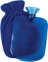 Carex Hot Water Bottle With Cover, Rubber - Heat and Cold Therapy for Pain Relief