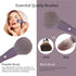 MSQ Make Up Brushes, 10Pcs Makeup Brush Set with Foundation, Blending, and Eyeshadow Brushes, Synthetic Hair, Purple