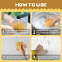 2PCS Knockdown Texture Sponge for Drywall Repair, Painting Ceiling Wall Texture Tool