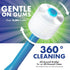 Brilliant Oral Care Child Toothbrush, Soft Bristles, Easy to Use for Ages 2-5 Years, Sky Blue