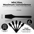 Mini Lotion Spatula, 2.5", 100 Pack, Disposable Applicator for Cosmetics, Creams, Skincare, Face Mask
