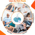 Ice Pack for Injuries Reusable: Ohuhu 3 Packs Ice Cold Packs for Hot & Cold Therapy Pain Relief (Light Blue)