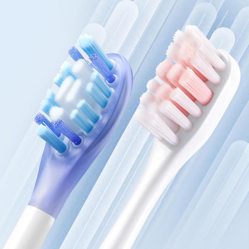 V3 4 Pack, Electric Toothbrush Replacement Heads, Sonic Toothbrush Heads Refills, White