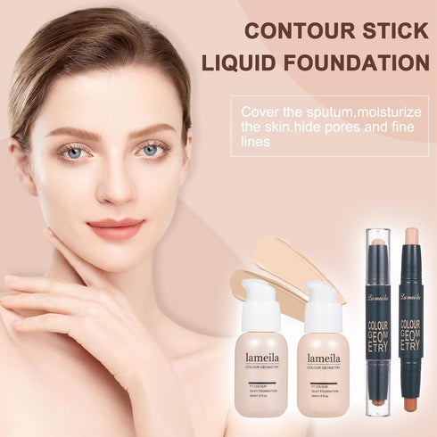 Makeup Set for Women, Full Kit Makeup Sets for Teens with Eyeshadow Palette, Lip Gloss, Foundation, Mascara, Eyeliner