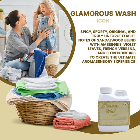 Tyler Glamorous Wash Icon Scent Laundry Liquid Detergent, Luxury, 4 oz, 112-gram Container, Key Chain