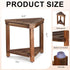 Dozesheep Acacia Wood Shower Stool for Shaving Legs, Shower Foot Rest with Storage Shelf for Inside Small Shower
