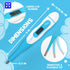 JJ CARE Oral Thermometer with LCD Display, Fast 10 Seconds Reading for Babies and Adults, Includes 10 Covers