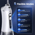 Reure 5 320ml IPX7 Water Flosser for Teeth Cleaning and Flossing, Modes Rechargeable Cordless Oral Irrigator Water Tank