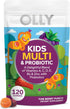 OLLY Kids Multivitamin & Probiotic Gummy, Digestive Support, Vitamins A, D, C,