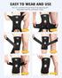 NEENCA Knee Brace for Knee Pain, Adjustable Support with Patella Gel Pad & Side Spring Stabilizers for Arthritis Relief