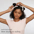 T3 Clip Kit with 4 Alligator Clips and 30 Rose Gold Bobby Pins for Hair Styling and Blow Drying