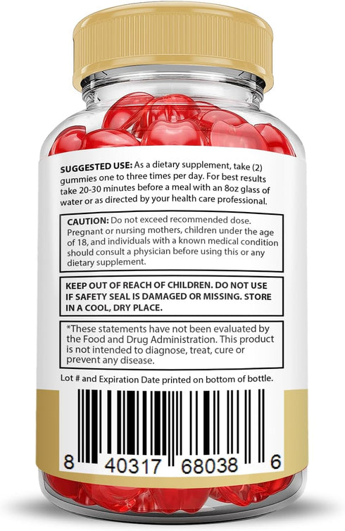 Speedy Keto ACV Gummies - 2000MG Advanced Formula Apple Cider Vinegar with Pomegranate, 60 Vegan Non GMO Gummies