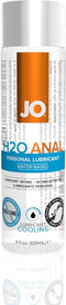 JO H2O Water Based Anal Cooling Personal Lubricant, 4 Ounce Anal Lube