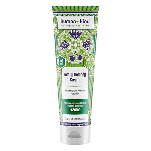 Human+Kind Family Remedy Cream - Smoothing, Healing Body Repair for Burn, Rash, and Dry Skin - 3.3 oz