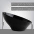 Plasticpro Disposable Angled Plastic Bowls, Round Small Serving Bowls, Heavy Duty Elegant Black, Pack of 8