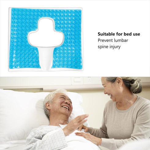 Tailbone Anti Bedsore Cushion, Breathe Freely Material, T Shaped Opening Triangular Slope Design Pad,for Bedridden