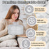 VERVEIO 1500 ML, Hot Water Bottle Hot Water Bag with Soft Cover, Ideal for Winter Bed Hand Warmer, Back, Neck