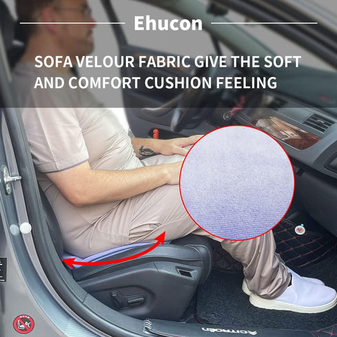 360 Degree Swivel Seat Cushion for Car,Rotating Seat Cushion Pivot Disc Pad for Elderly,Swivel Car Seat Chair Assist