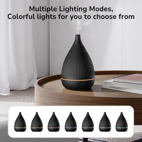 Ultrasonic Essential Oil Diffuser, Home Fragrance Aroma Diffuser with Auto Shut-Off, Color Change Night Light
