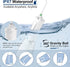 Dental Flosser with 5 Modes, Rechargeable Travel Dental Flosser, 300ml Water Tank, LED Light for Oral Care