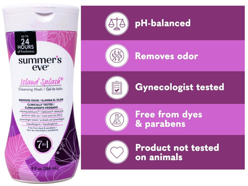 Summer's 9 oz Eve Cleansing Wash for Sensitive Skin, Island Splash