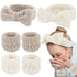 WHAVEL 6PCS Spa Headband and Wristband Set, Face Wash Headband, Makeup Skincare Headband for Washing Face