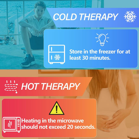 Reusable Instant Ice Packs for Injuries, Small Cold Pack for Face, Fever Relief for Kids, Warm Compress for Headache